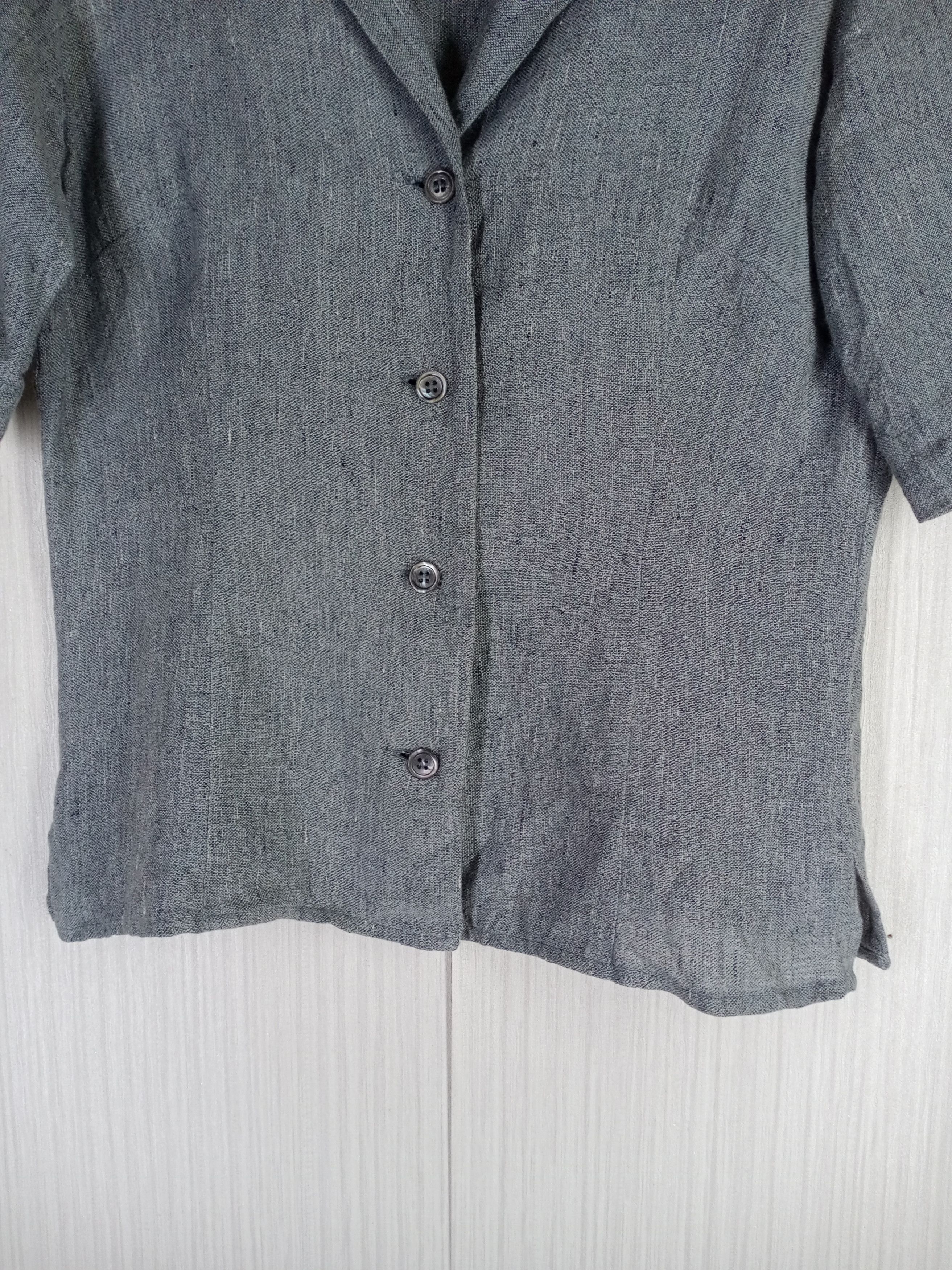Vintage × agnes b. Rare Vintage Agnes B. Paris Linen Lightweight Blazer Size S / US 4 / IT 40 - 7 Thumbnail