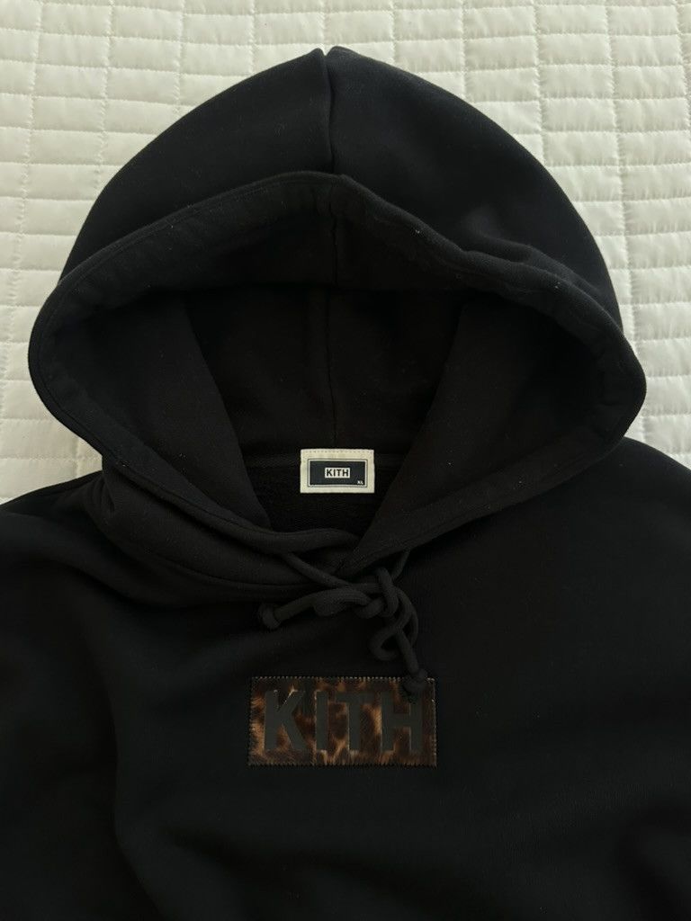 Kith Kith Classic Logo Leopard Applique Nelson Hoodie Black Size US XL / EU 56 / 4 - 6 Thumbnail