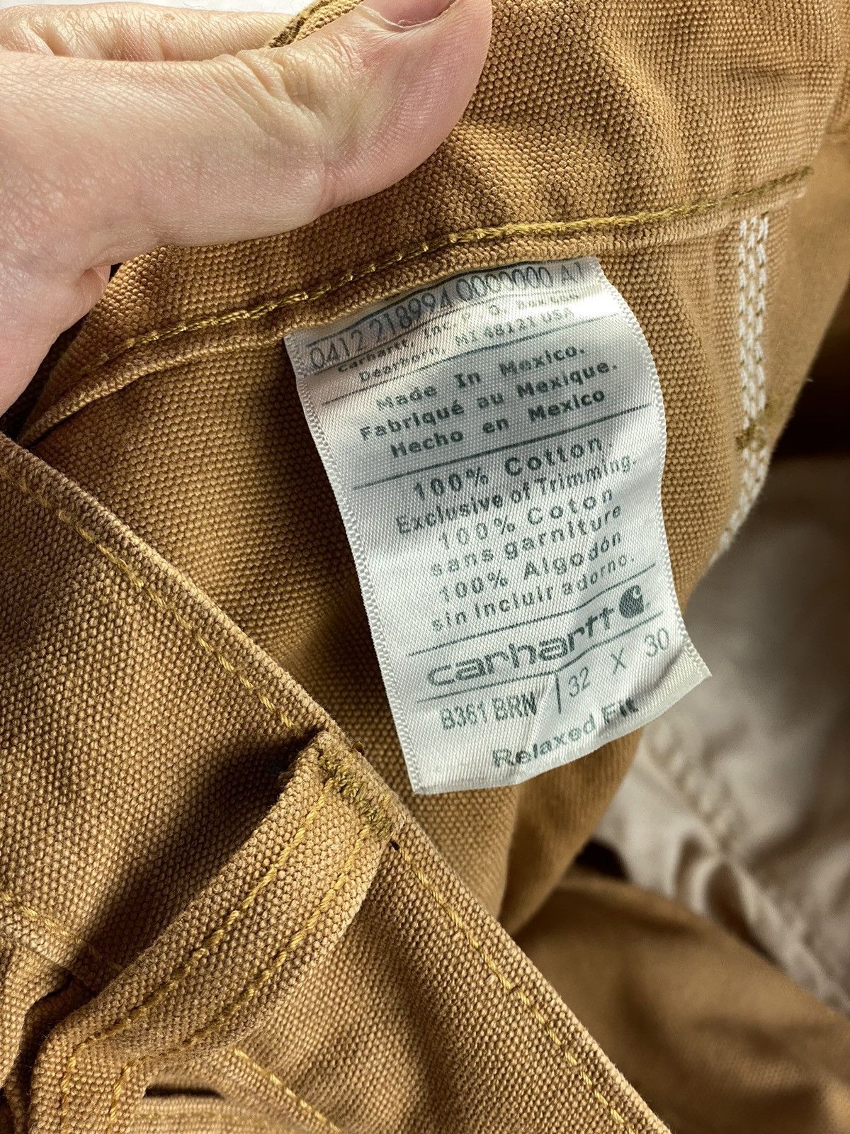 Carhartt Vintage Carhartt Double Knee Denim Work Pants Size US 32 / EU 48 - 13 Thumbnail
