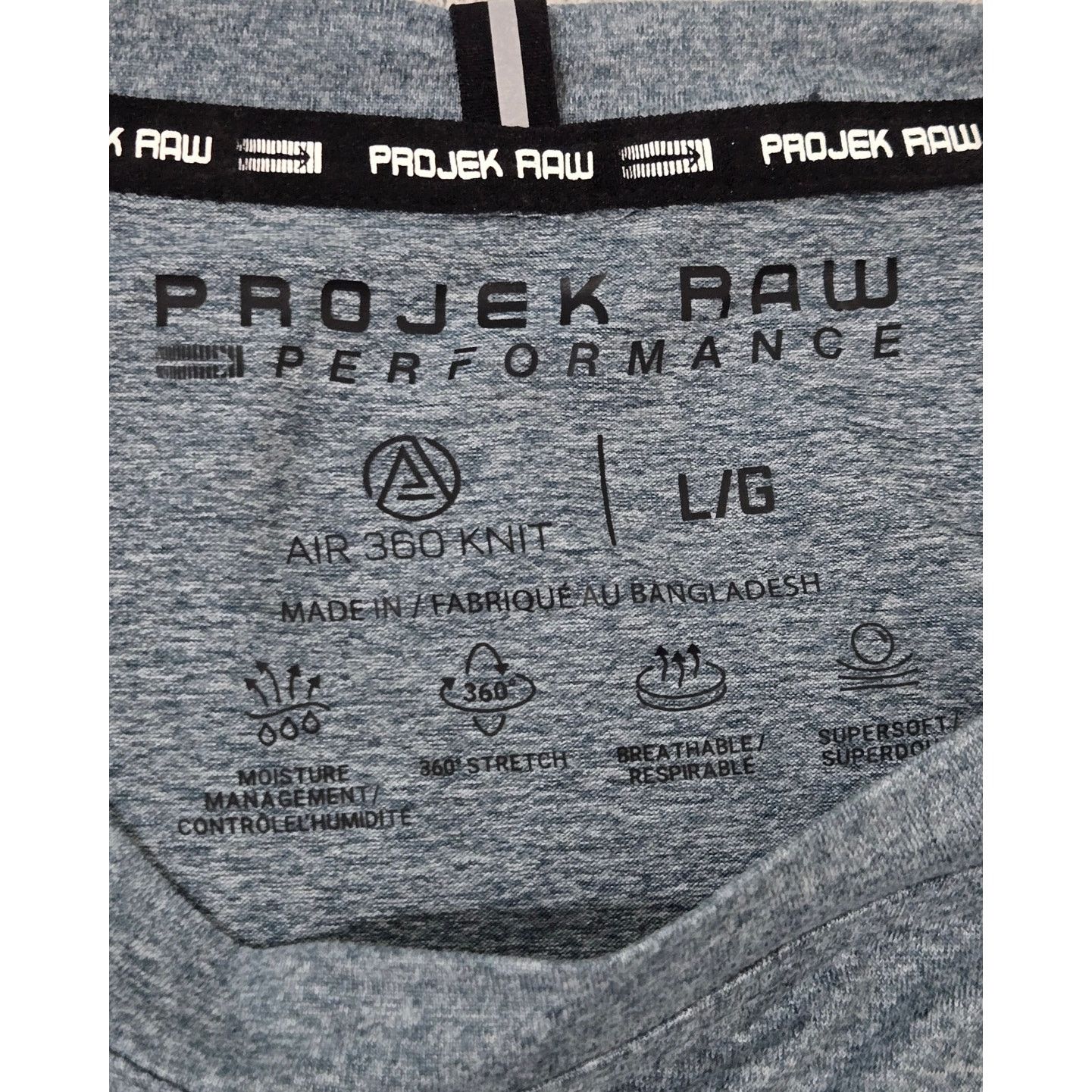 Other Projek Raw Blue Performance Shirt NWTS Large Air 360 Knit Size US L / EU 52-54 / 3 - 3 Thumbnail
