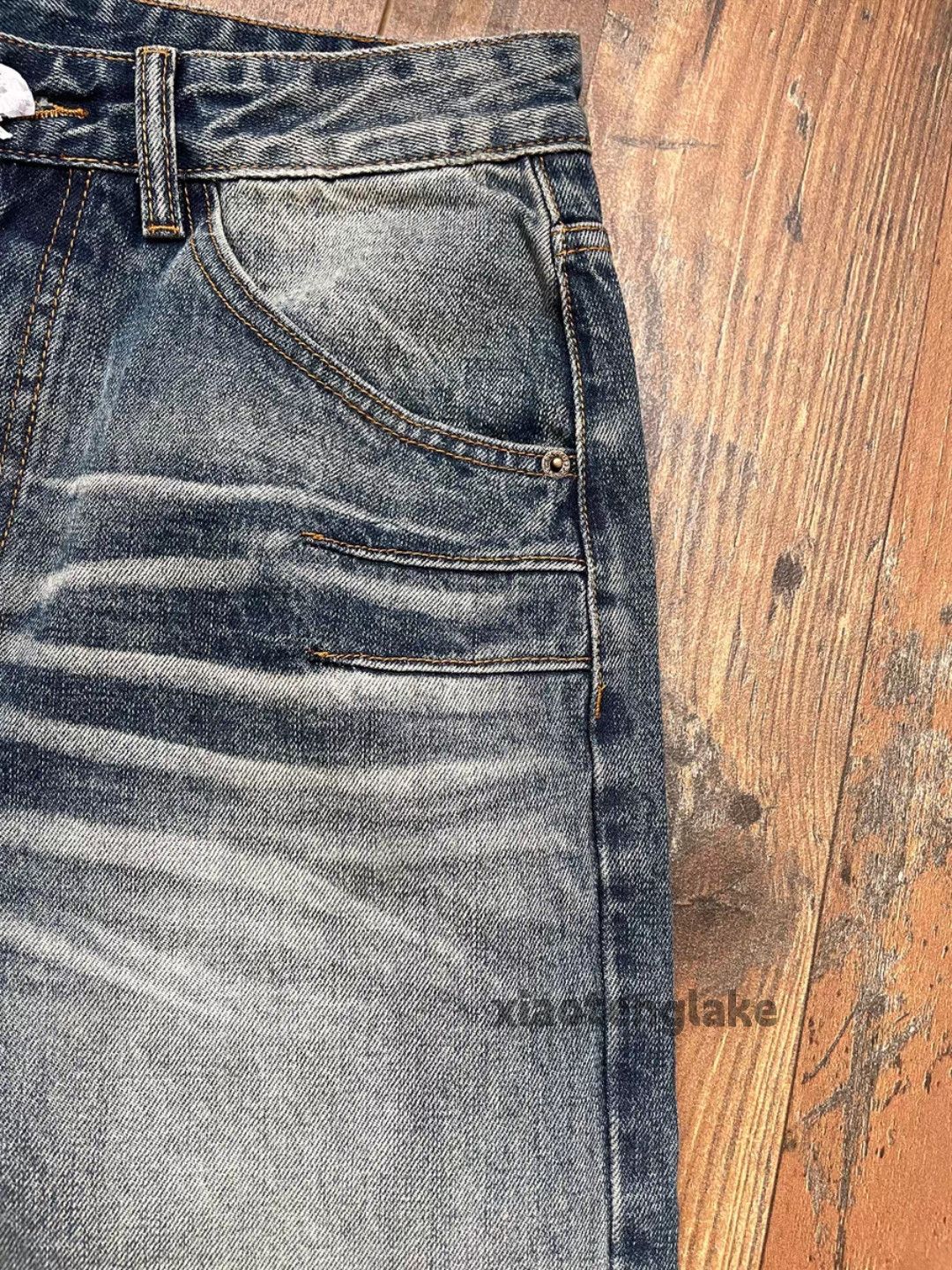 Jean xz vintage distressed faded loose faded cleanfit jeans Size US 34 / EU 50 - 3 Thumbnail