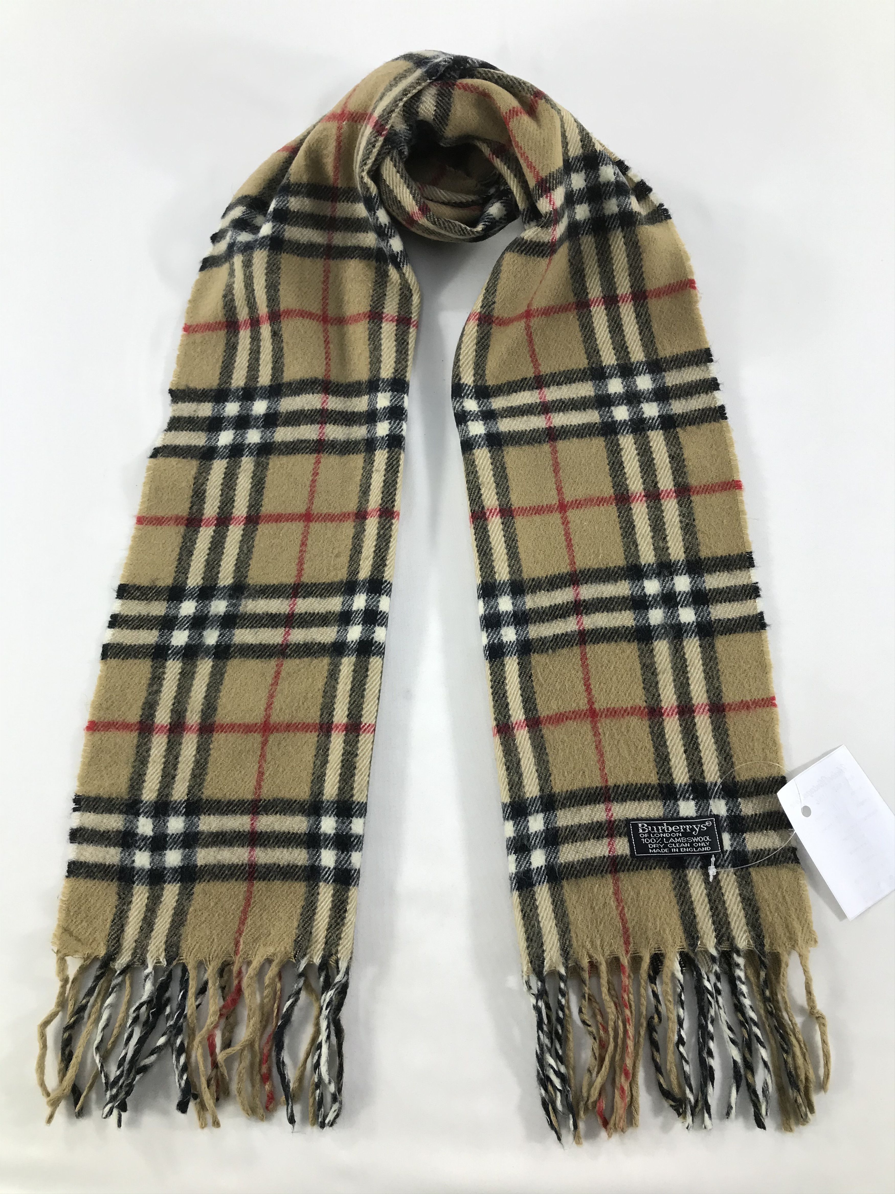 Burberry Vintage Burberry Scarf/Muffler/Neckwear MF1166 Size ONE SIZE - 1 Thumbnail
