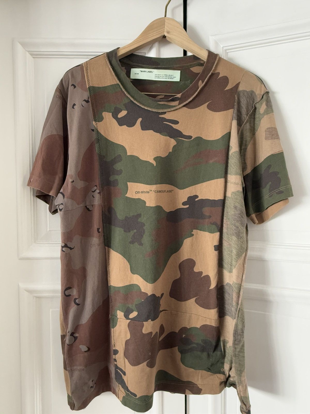 Off-White Off-White Camo t-shirt Size US L / EU 52-54 / 3 - 1 Thumbnail