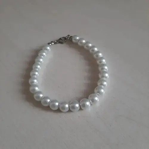 Other 8mm Pearl Bead Bracelet Size ONE SIZE - 2 Thumbnail