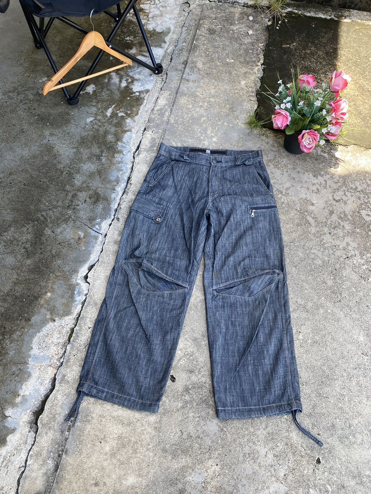 Marithe + Francois Girbaud Vintage Marithe Francois Girbaud Cargo Pants Size US 31 - 1 Thumbnail