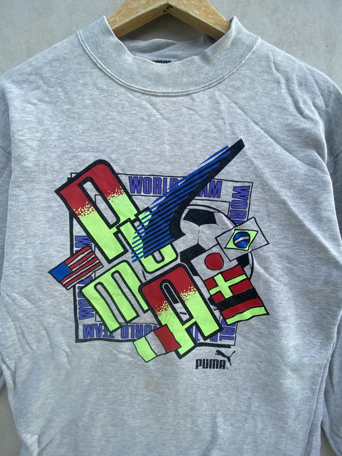 Puma Rare!! Vintage Puma Heather World Tour Olympic TB-01 Size US M / EU 48-50 / 2 - 2 Thumbnail