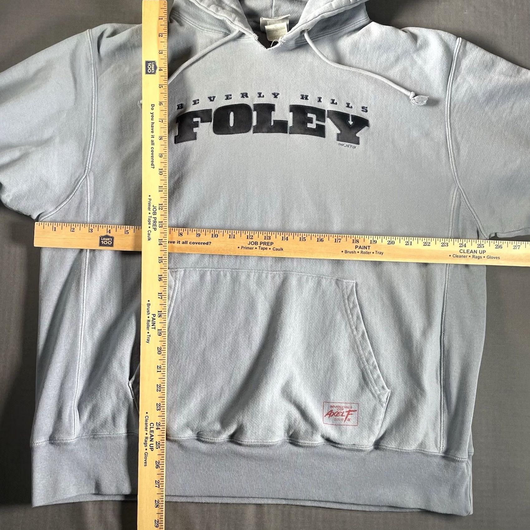 Champion Beverly Hills Cop Hoodie Mens XL Champion Blue Pullover Movie Exclusive 2024 Axel F Size US XL / EU 56 / 4 - 8 Thumbnail