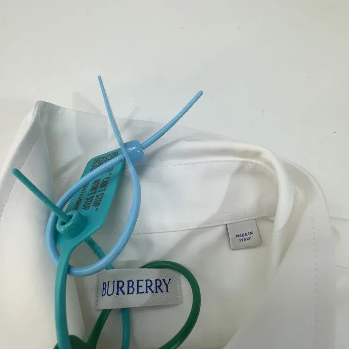 Burberry Burberry Burberry White Long Sleeve Casual Shirt-2507 Size US M / EU 48-50 / 2 - 3 Thumbnail