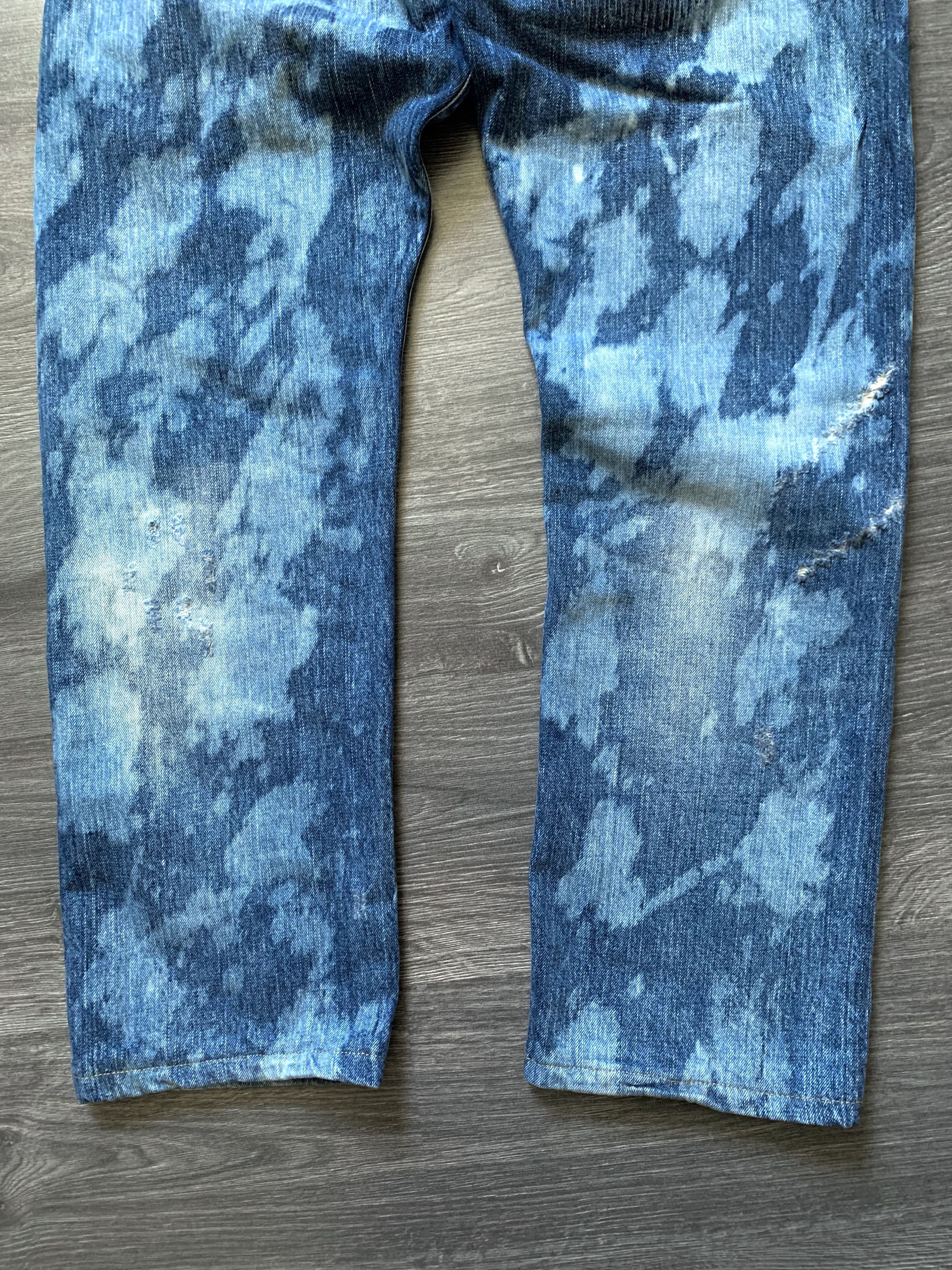 H&M Distressed Denim Jeans Kapital style Y2k Size US 34 / EU 50 - 7 Thumbnail