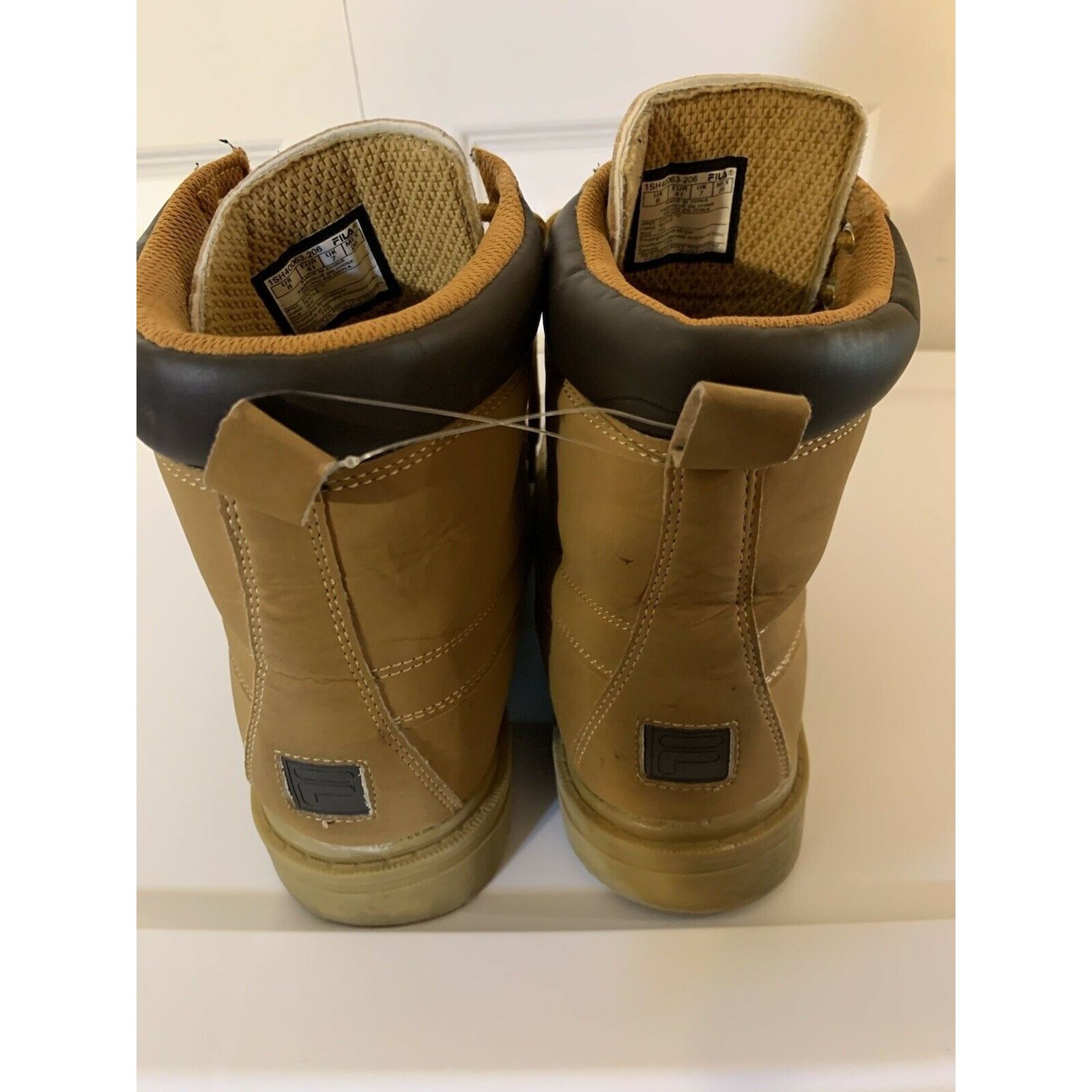 Fila Fila Men's Sz 8 Edgewater Nubuck Boot 1SH40063-206 Wheat/Gum Size US 8 / EU 41 - 6 Thumbnail