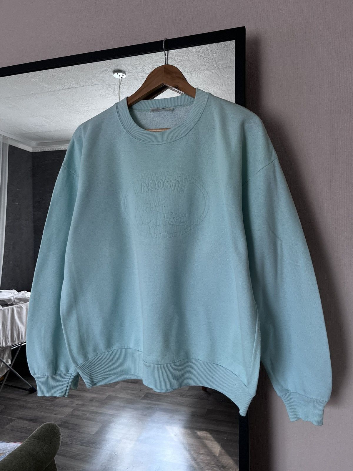 Lacoste Vintage Lacoste SUPREME Style Crewneck Sweatshirt Size US L / EU 52-54 / 3 - 1 Thumbnail