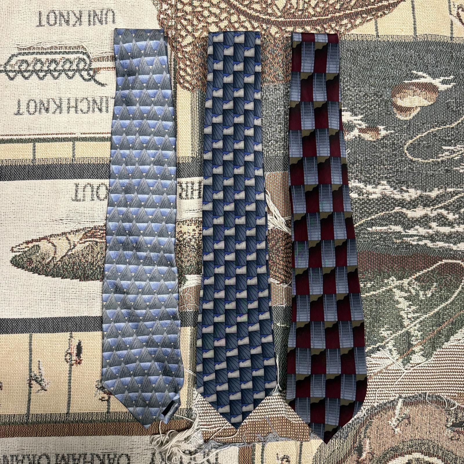 Designer 3 Vintage Grateful Dead Silk Neckties Ties 9th and 16th set Size ONE SIZE - 1 Thumbnail