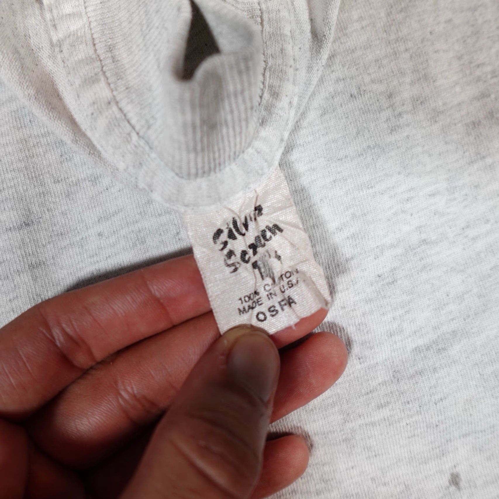 Vintage VINTAGE 90s World Class No Pain No Gain Graphic T-Shirt Mens XL Gray Slim Fit Cotton Size US XL / EU 56 / 4 - 3 Thumbnail