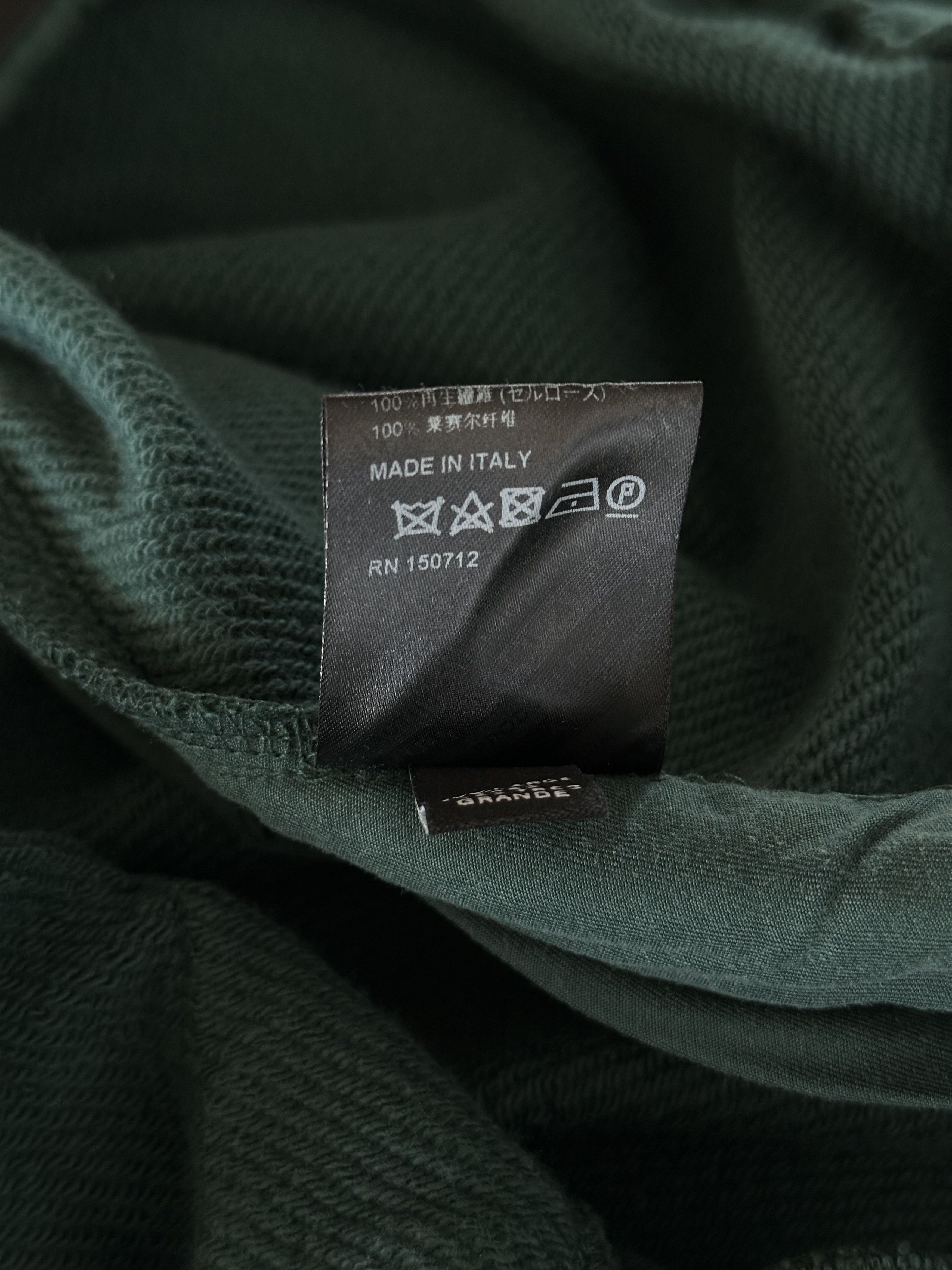 Amiri Amiri Green & White Staggered Logo Sweatpants Size US 32 / EU 48 - 5 Thumbnail