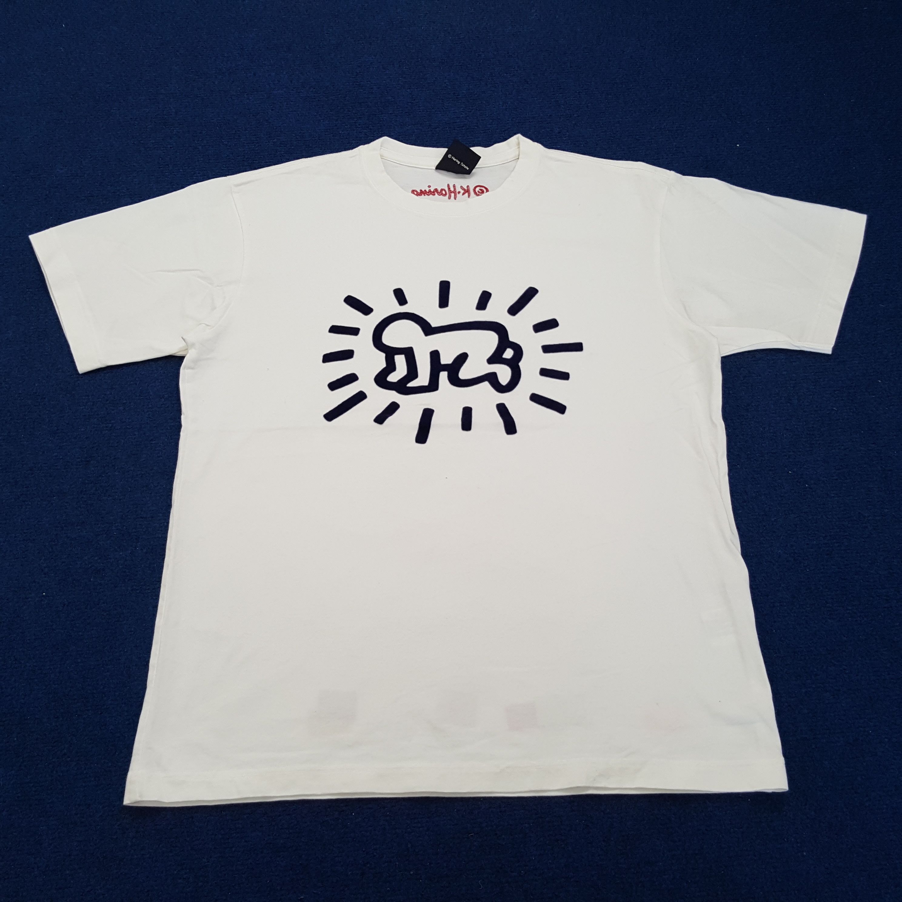 Keith Haring × Vintage Vintage Keith Haring Art Design Twerk Streetwear T-shirt Size US L / EU 52-54 / 3 - 1 Thumbnail