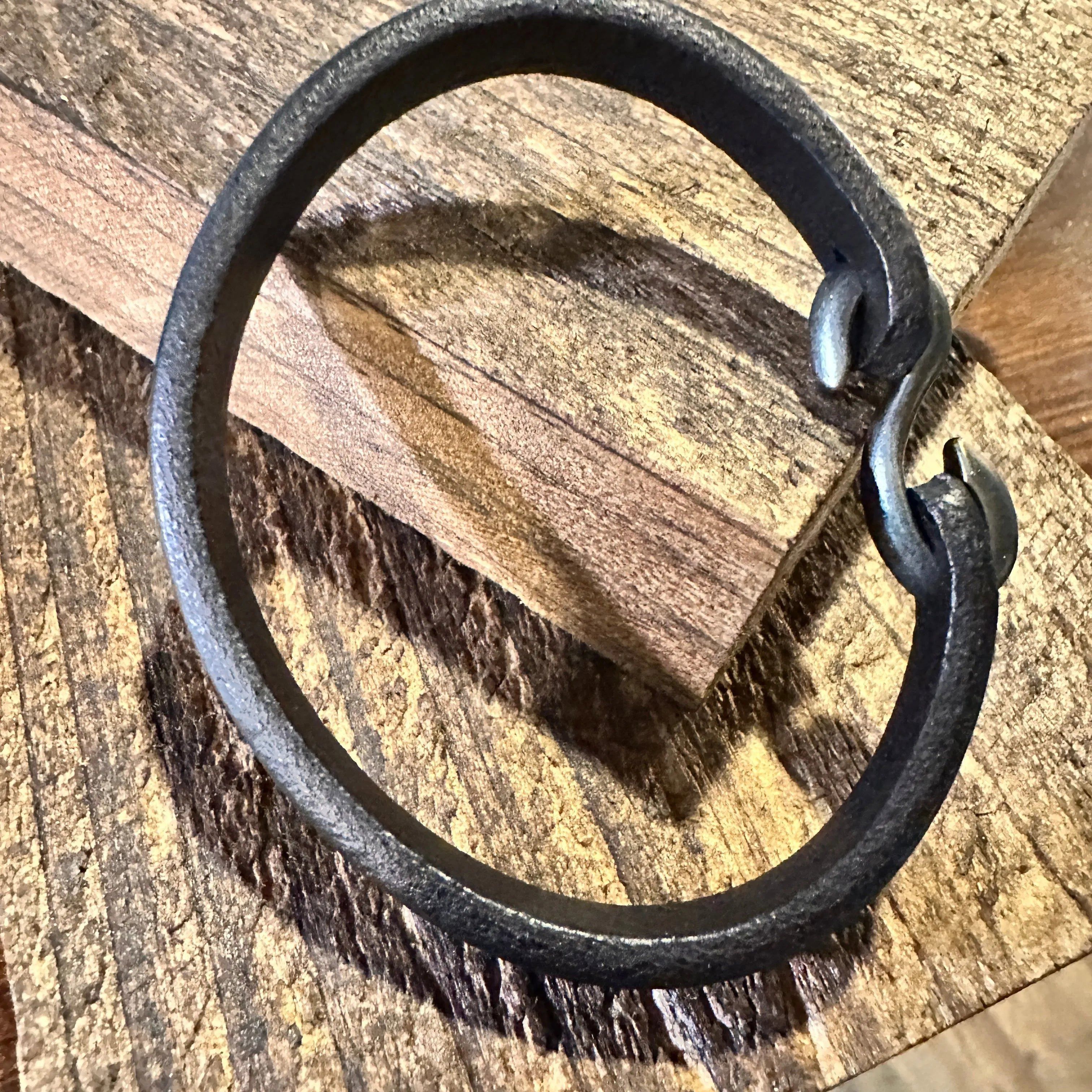 Other Handcrafted Boho Hippie Black Genuine Leather Cowhide S Hook Size ONE SIZE - 4 Thumbnail