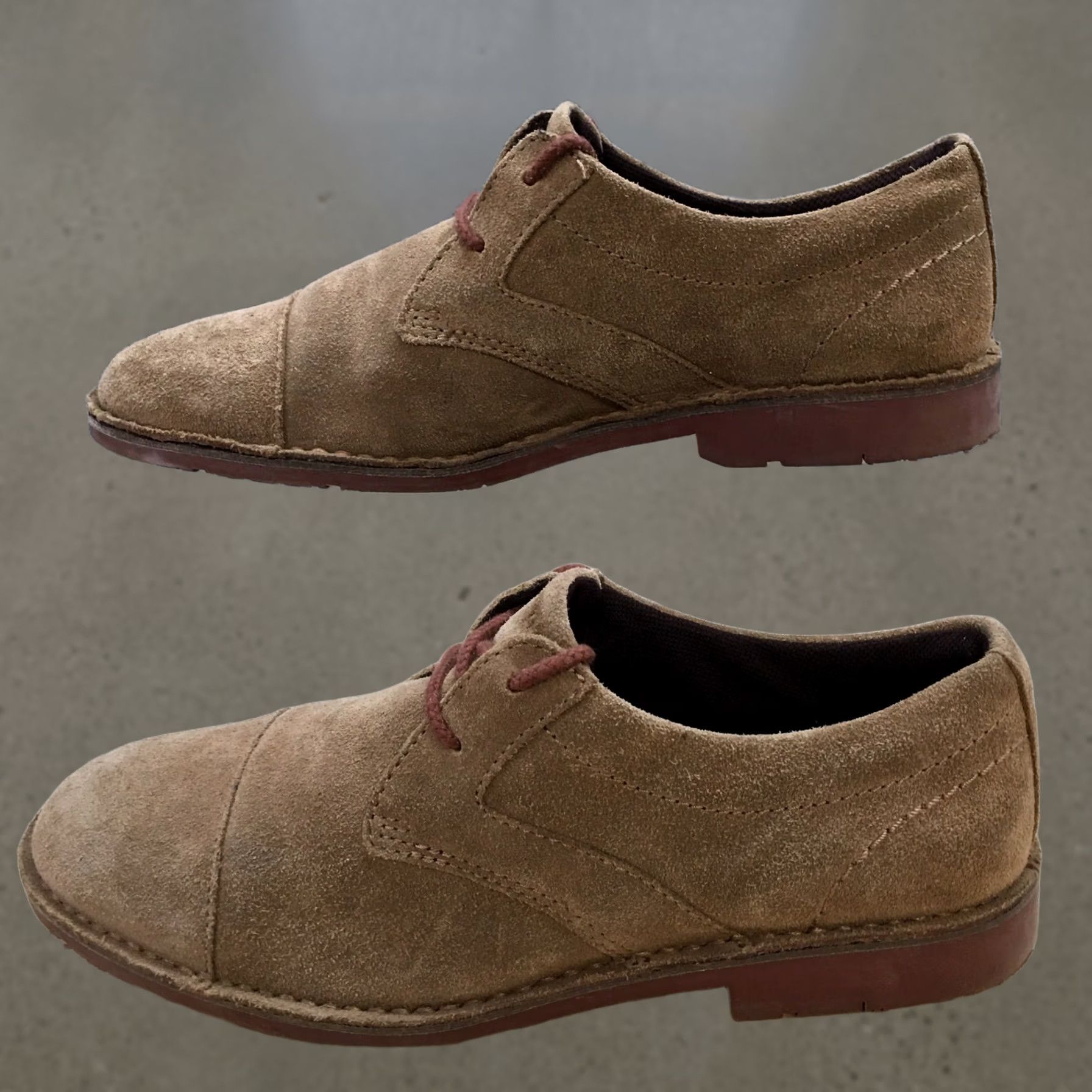 Rockport Rockport Mens 8 W Urban Edge Oxford Brown Leather Cap Toe Casual Lace Up Shoes Size ONE SIZE - 1 Thumbnail