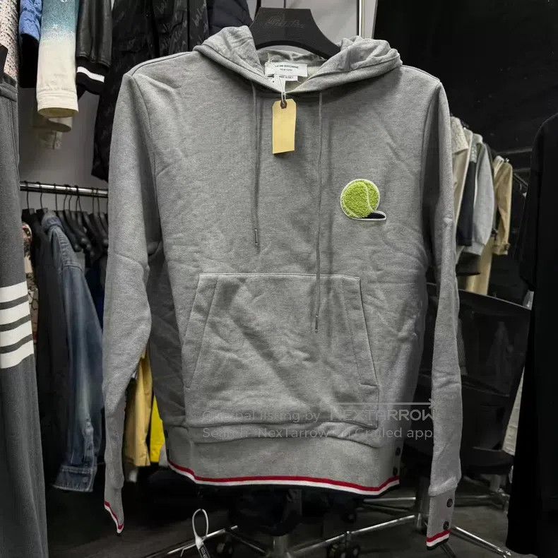 Thom Browne Thom Browne Tennis Hooded Sweatshirt Size US S / EU 44-46 / 1 - 1 Thumbnail