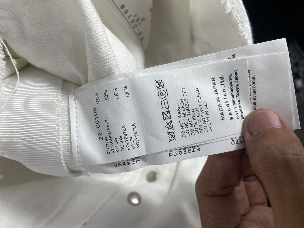Sacai Sacai Denim Jacket MA-1 Blouson Swtiching Size Zip Size M / US 6-8 / IT 42-44 - 7 Thumbnail
