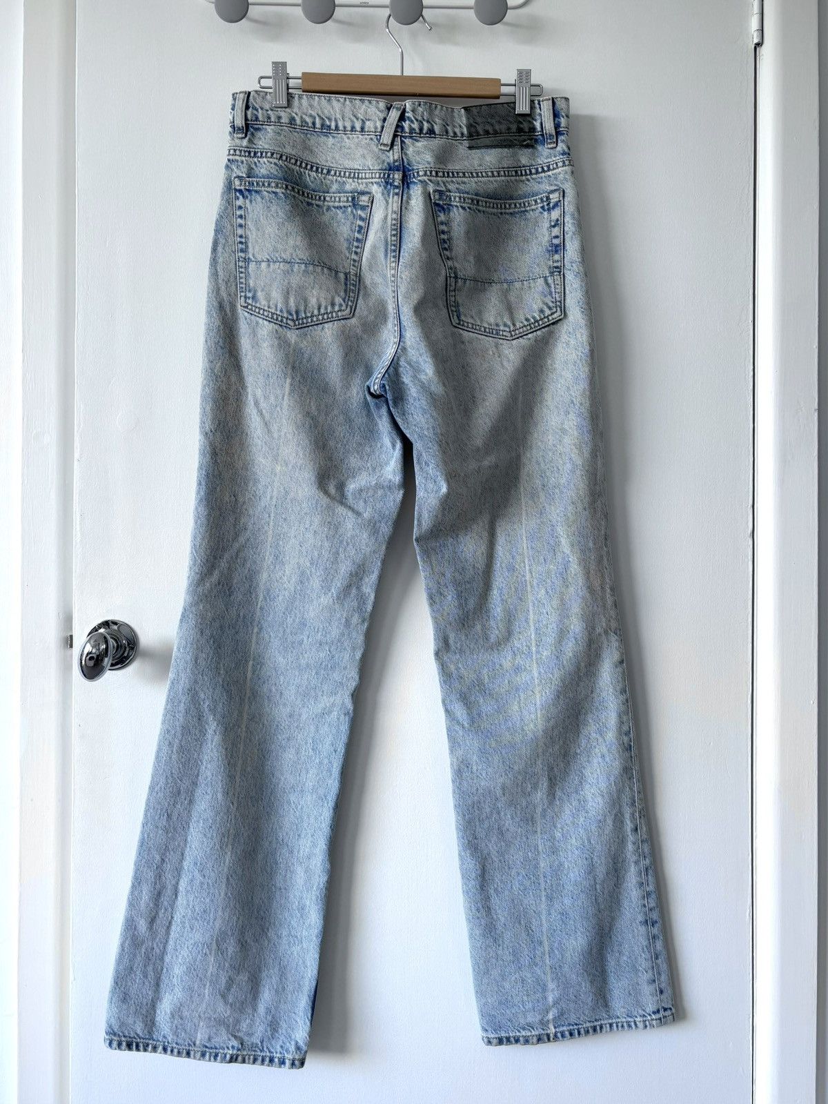 Our Legacy 70s Cut Jeans Bleach Crease Denim Size US 31 - 2 Thumbnail