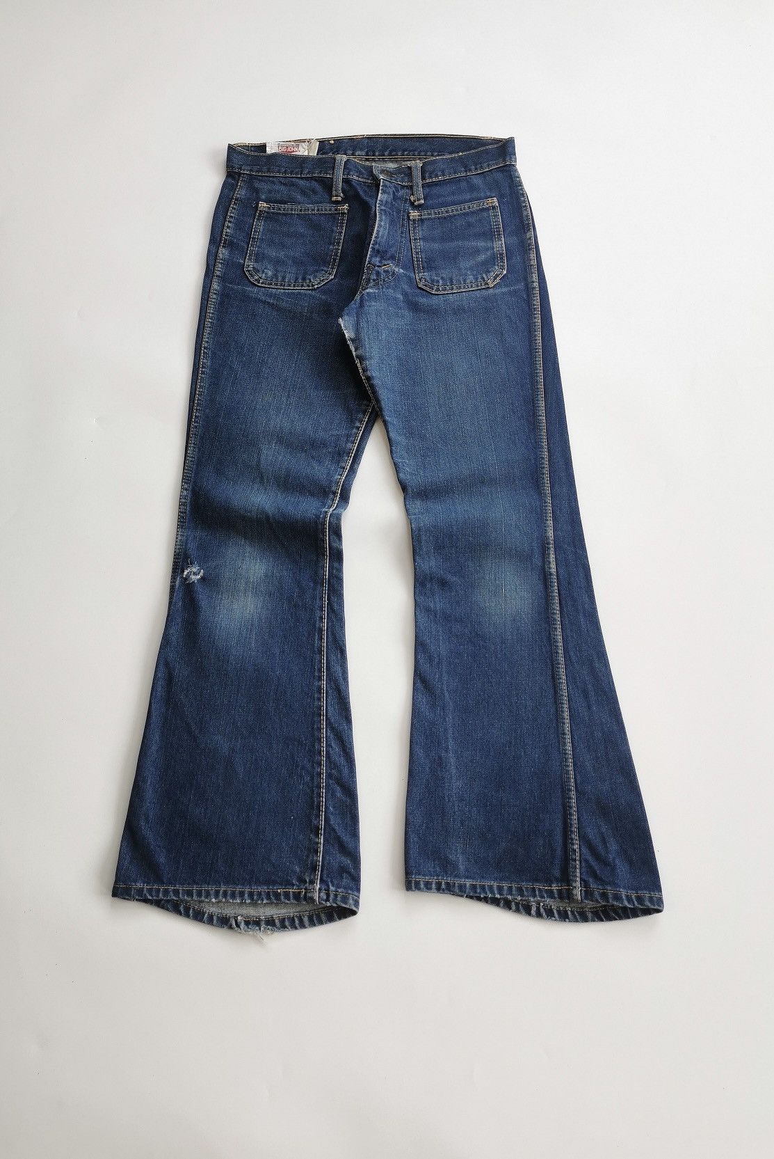 Big John Vintage 70s 80s Big John Flare Bootcut Bell Bottom Jeans Size US 30 / EU 46 - 1 Thumbnail