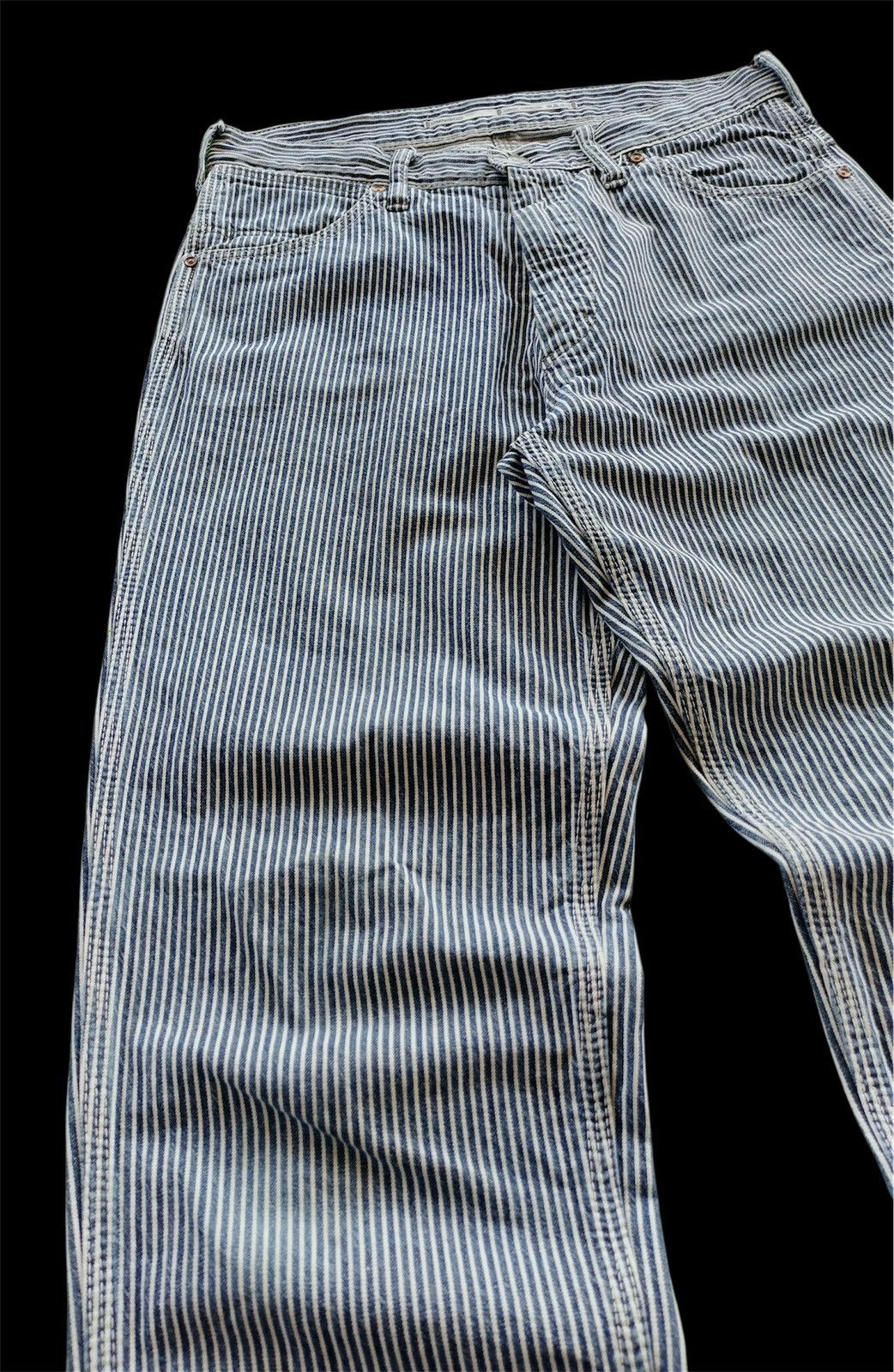 OMNIGOD Omnigod Japan Hickory Tapered Denim Ankle Jeans Size US 30 / EU 46 - 6 Thumbnail