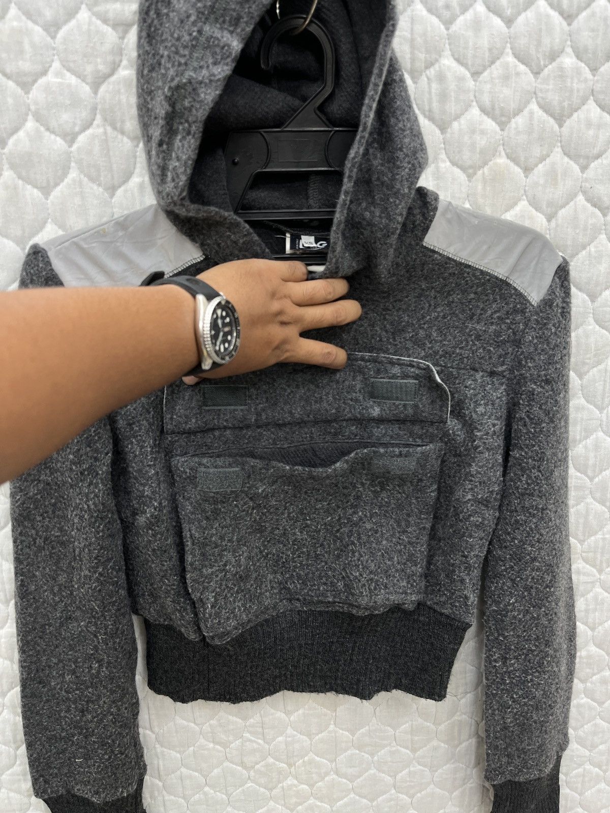 Dolce & Gabbana 🔥🔥🔥STEALS DOLCE & GABBANA REFLECTIVE HOODIE SWEATSHIRT Size XS / US 0-2 / IT 36-38 - 13 Thumbnail