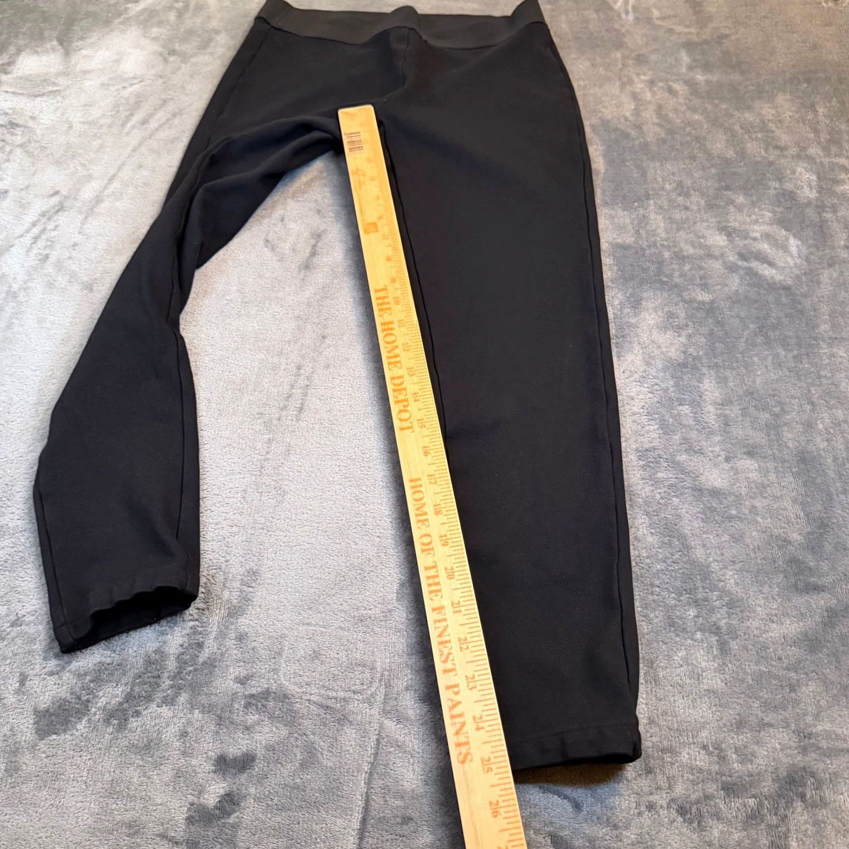 Ann Taylor Ann Taylor Ponte Leggings Womens Medium Black Stretch Pull On Slim Fit Size 32" / US 10 / IT 46 - 6 Thumbnail