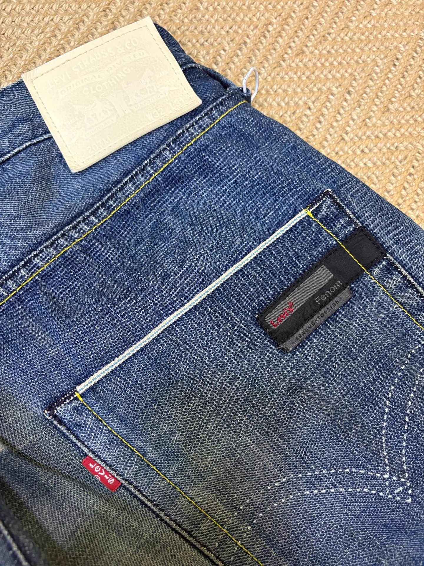 Levi's Levis Fenom 207 Jeans W32 Non-Crush Lightning Print Good Size US 32 / EU 48 - 6 Thumbnail