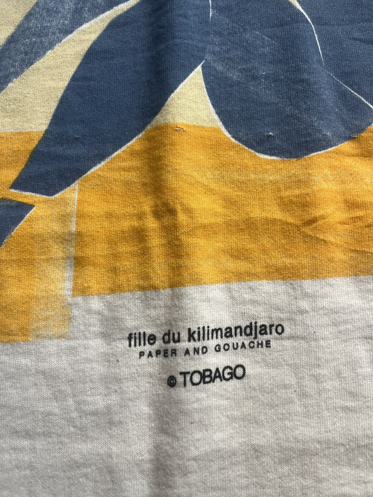 Arts & Science Vintage fille du kilimandjaro PAPER AND GOUACHE TOBAGO 90’s Size US XL / EU 56 / 4 - 7 Thumbnail