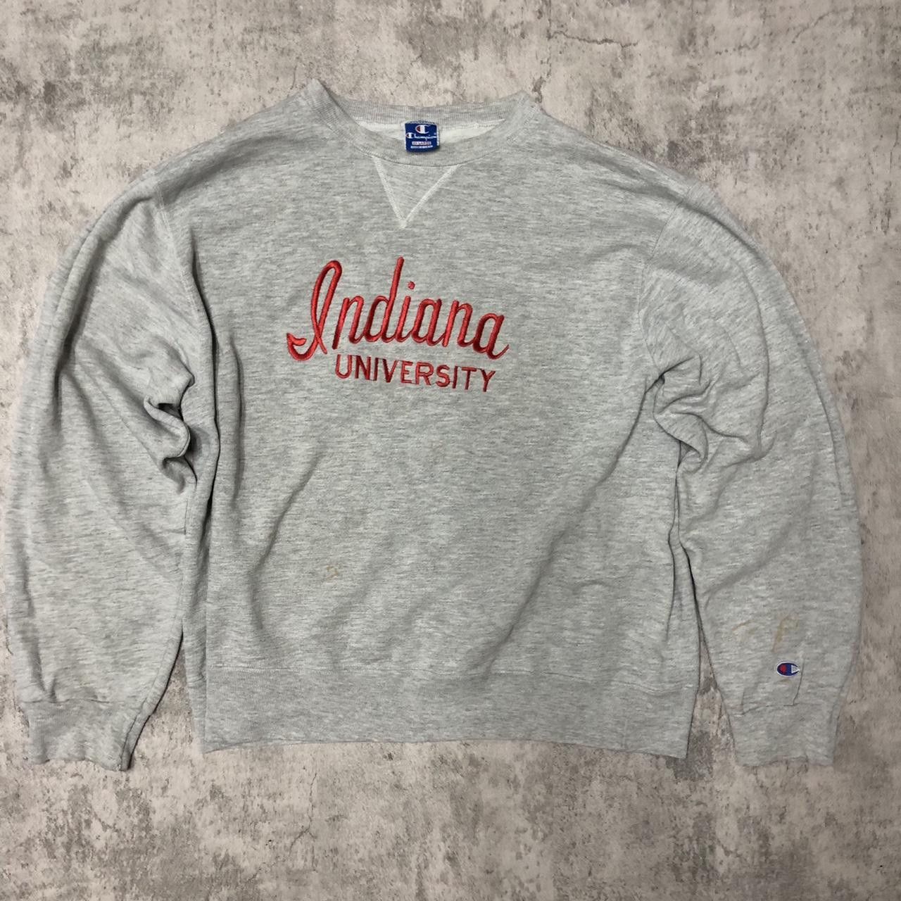 Champion Champion grey sweatshirt with red Indiana University Size US XXL / EU 58 / 5 - 1 Thumbnail
