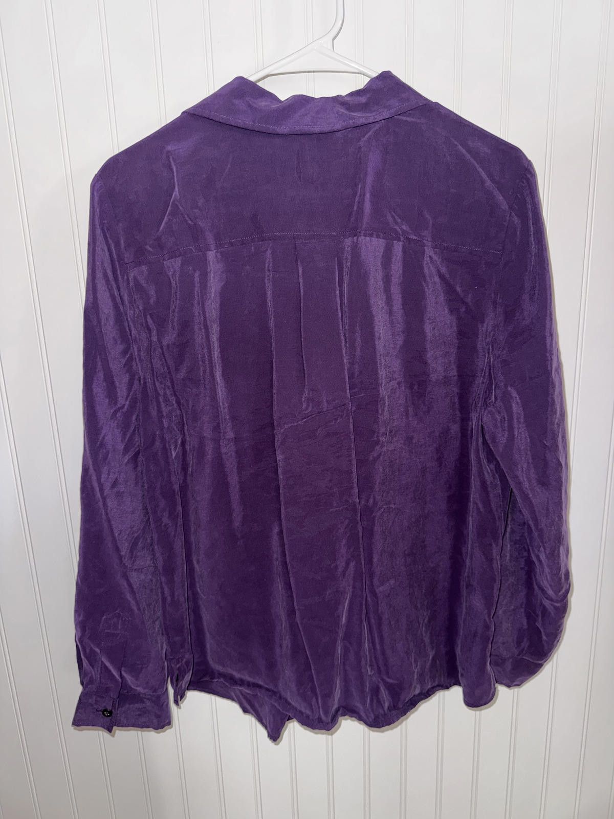 Chicos Chico's Women's Purple Button-Up Shirt Size 2 Size XS / US 0-2 / IT 36-38 - 2 Thumbnail