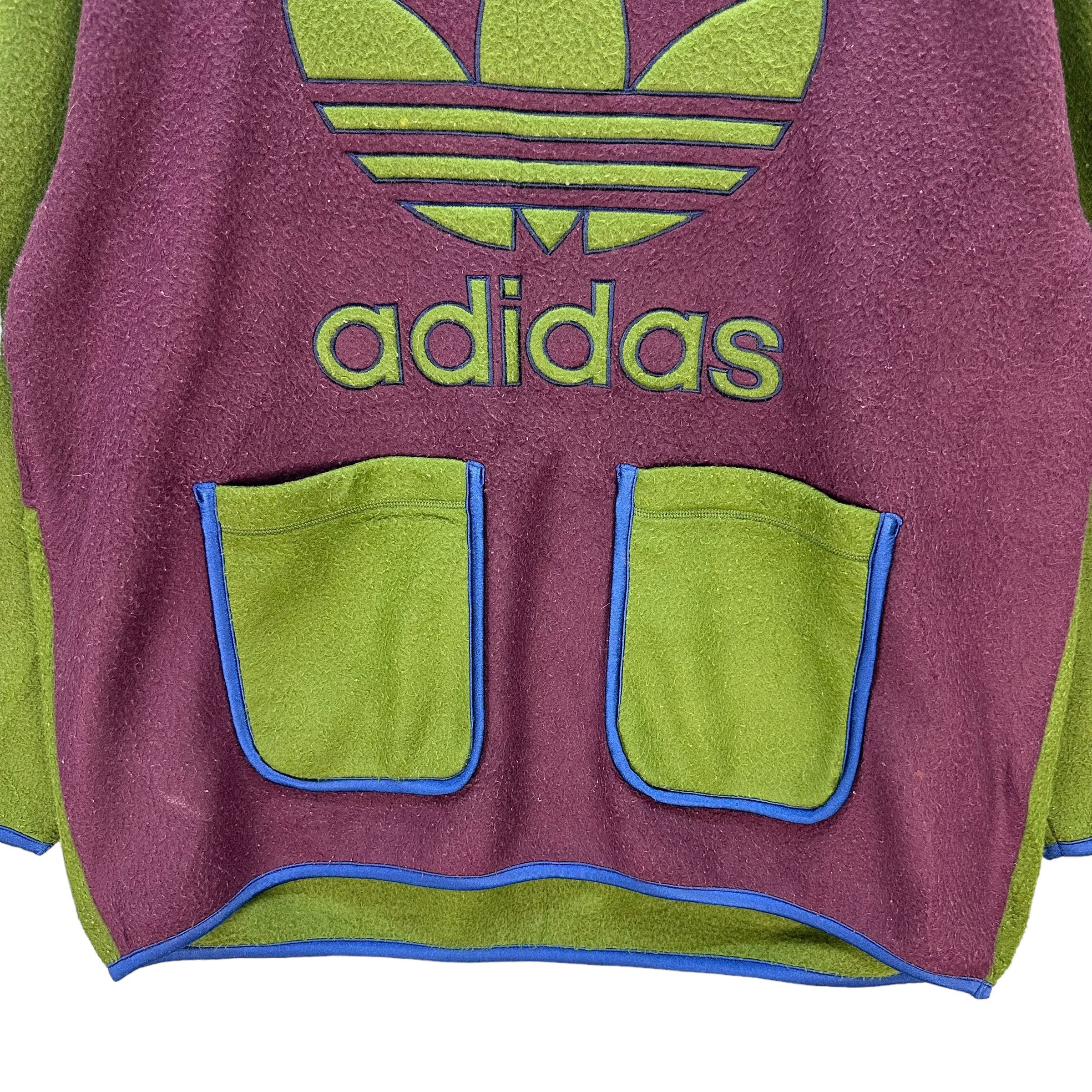 Adidas ADIDAS EMBROIDERY BIG LOGO COLORBLOCK FLEECE #8870-033 Size US M / EU 48-50 / 2 - 3 Thumbnail