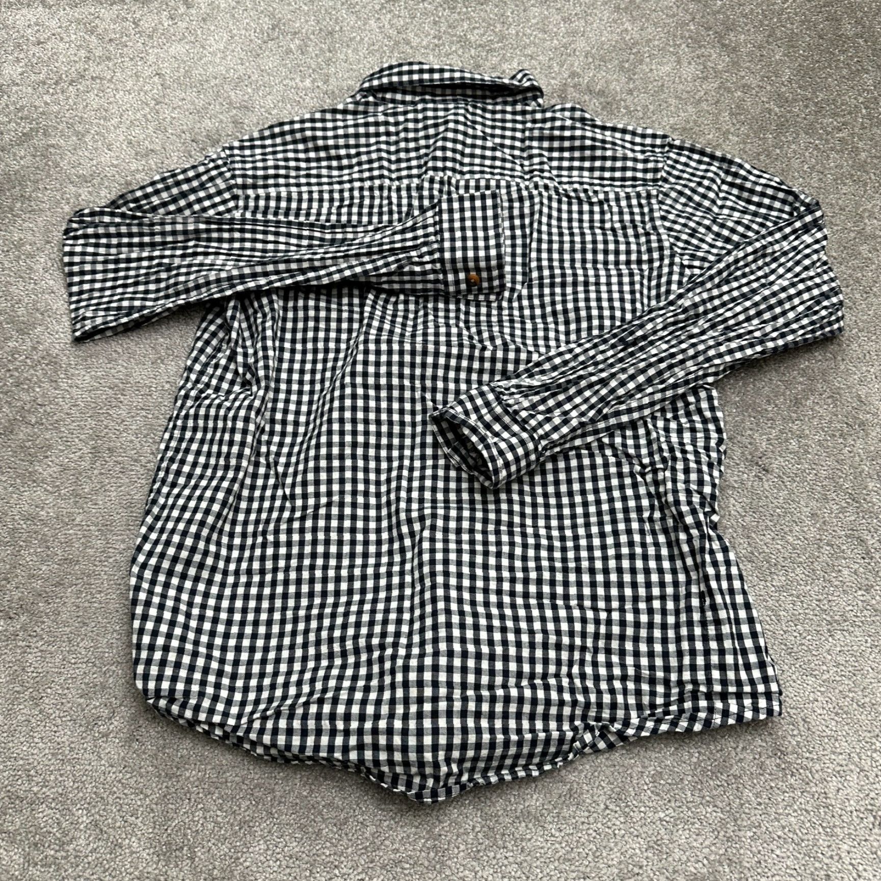 Vintage Columbia Button-Up Shirt Men Medium Blue White Check Cotton Spandex Casual All Seasons Mens Size US M / EU 48-50 / 2 - 2 Thumbnail