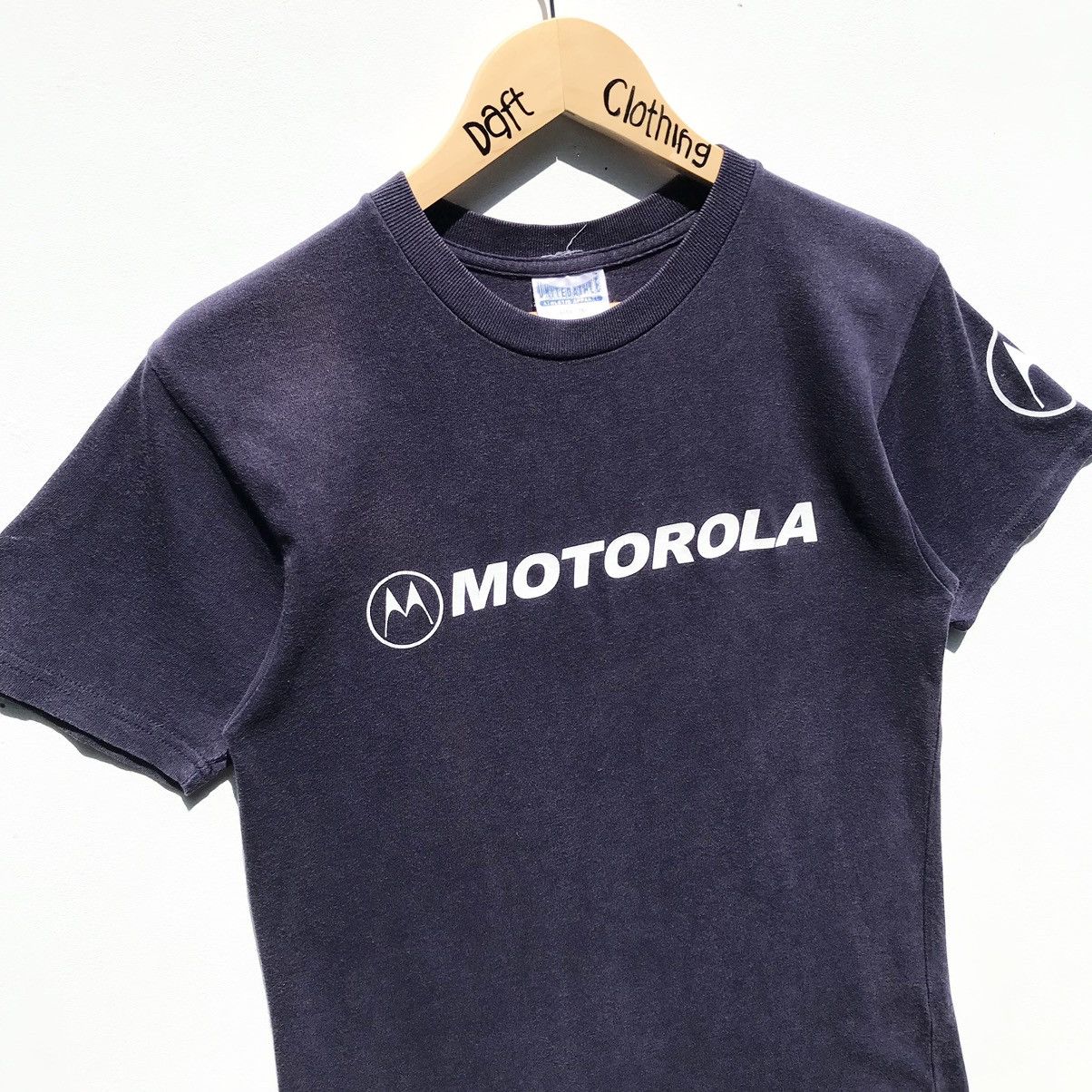 Motorola × Vintage 💥Distressed💥Vintage Motorola Mobile Phone Tee Size US S / EU 44-46 / 1 - 6 Thumbnail