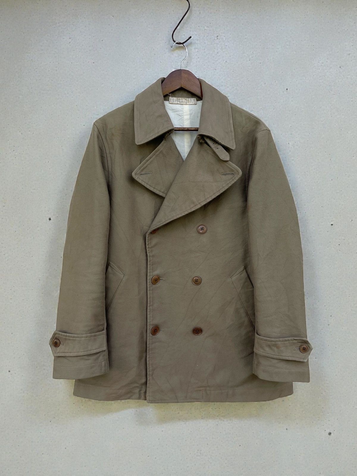 🔥VINTAGE 040404 JAPAN DOUBLE-BREASTED PEA COAT/JACKET