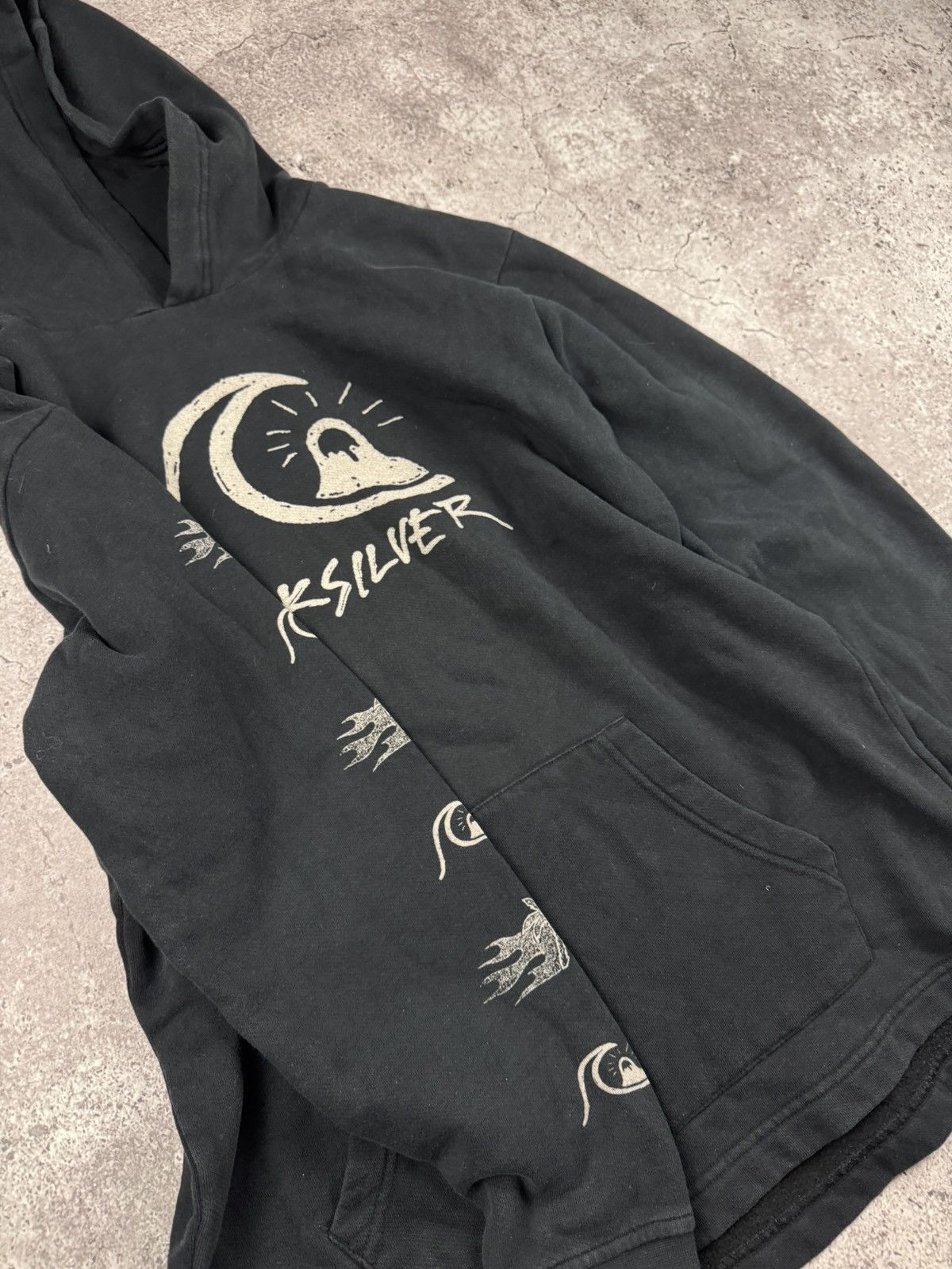 Quiksilver Quicksilver y2k zip up hoodie surfwear skater streetwear Size US M / EU 48-50 / 2 - 5 Thumbnail