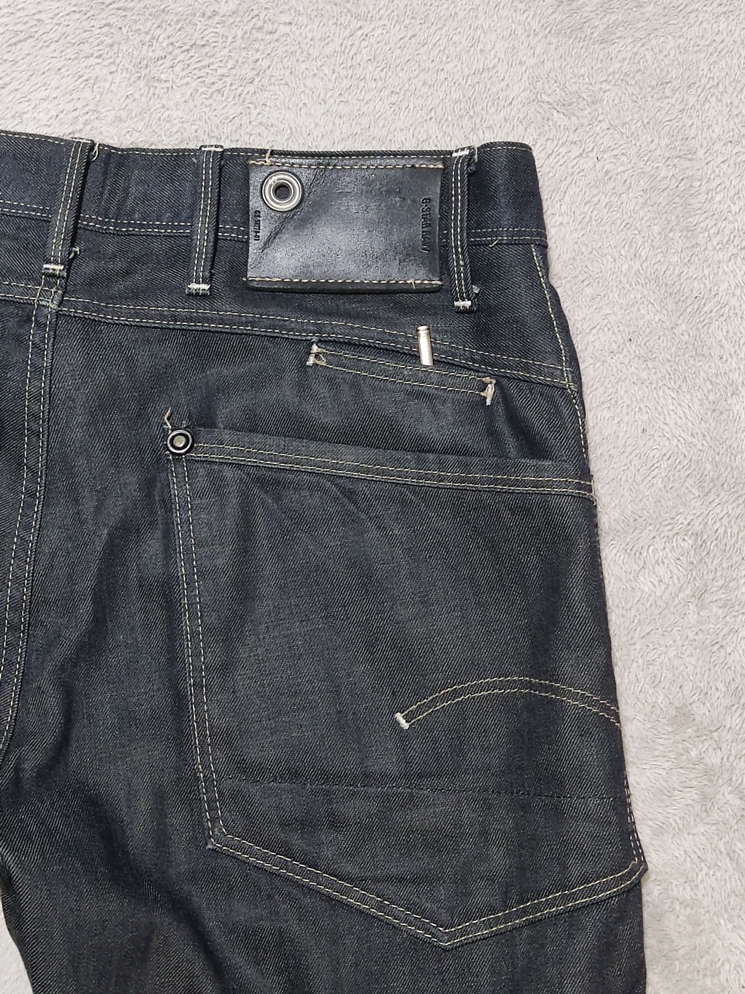 G-Star G-Star Dark Indigo Denim Reinforced Knee Panel Biker Style Size US 34 / EU 50 - 15 Thumbnail