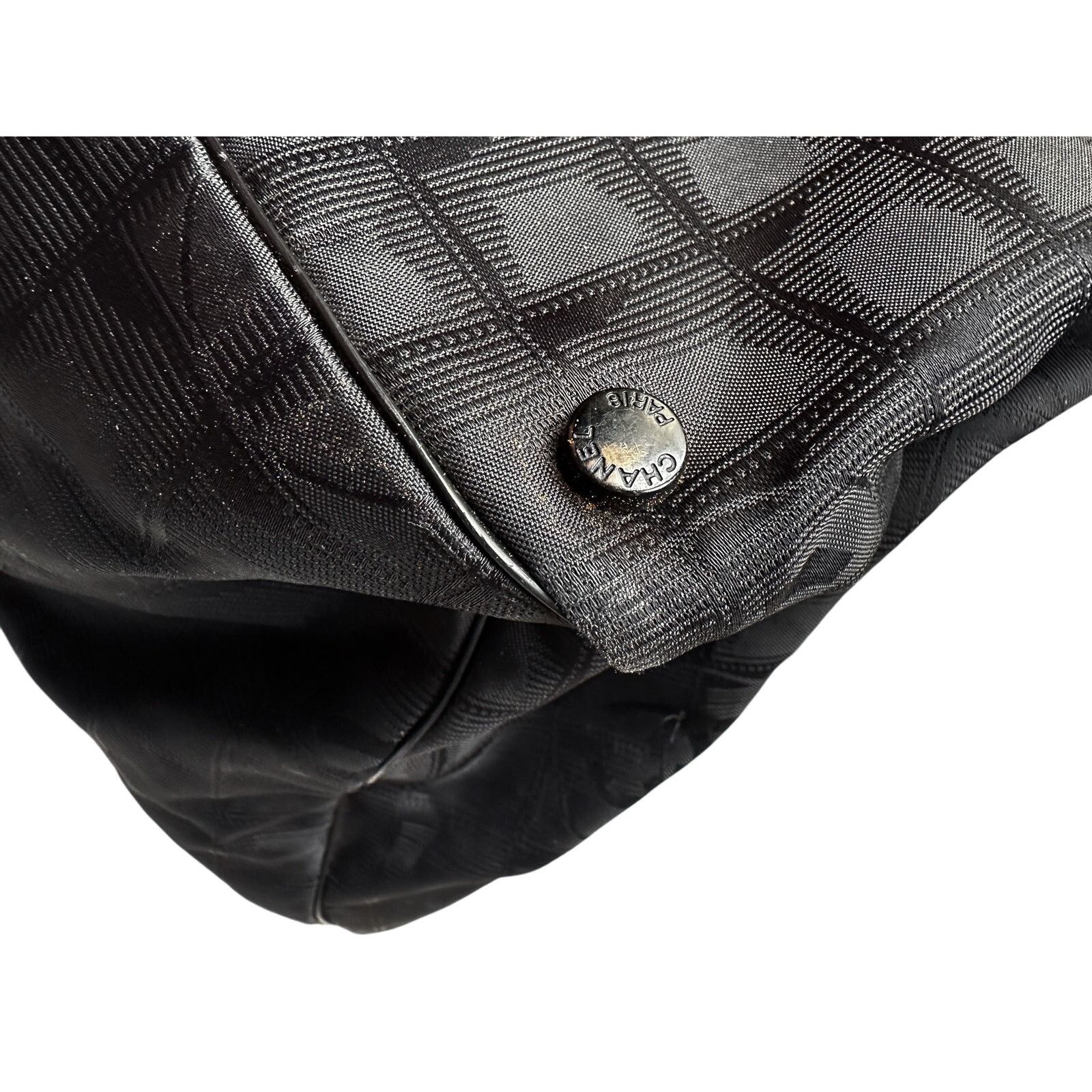 Chanel CHANEL Black Nylon Travel Line Tote Bag Size ONE SIZE - 12 Thumbnail