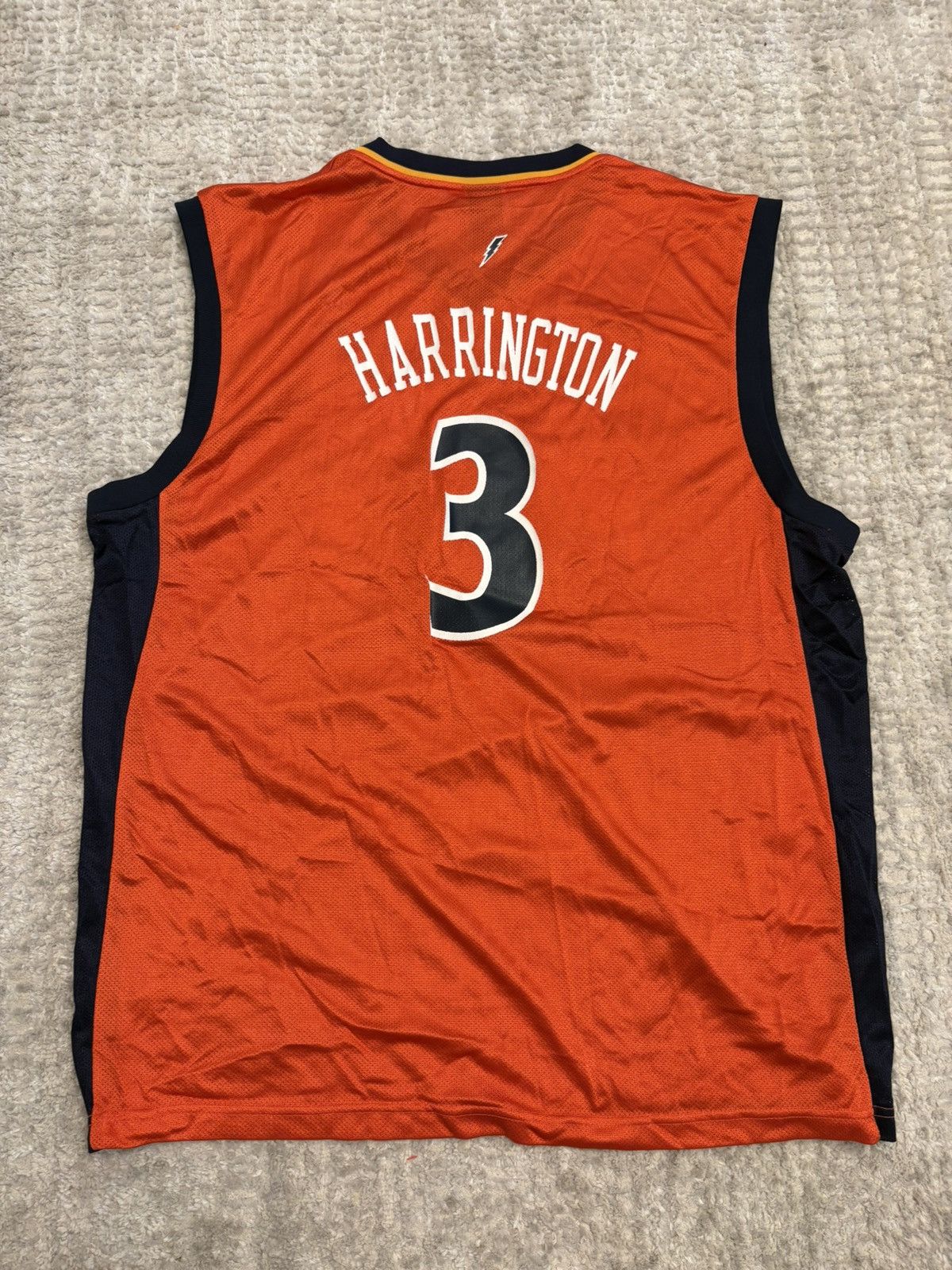 NBA Vintage Reebok Al Harrington Golden State Warriors Jersey Size US XL / EU 56 / 4 - 1 Thumbnail