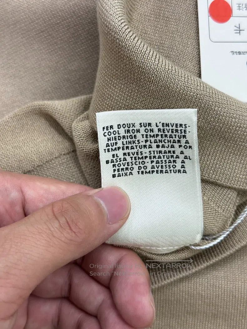 Hermes Hermes Khaki Knit Short Sleeve Size XS / US 0-2 / IT 36-38 - 6 Thumbnail