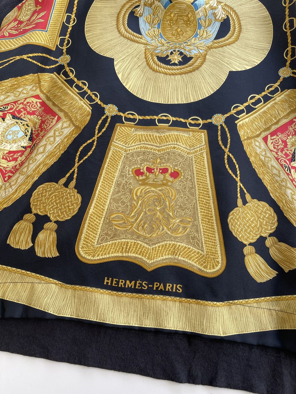 Hermes 1990s Hermes Chemise Silk Shirt Size L / US 10 / IT 46 - 12 Thumbnail