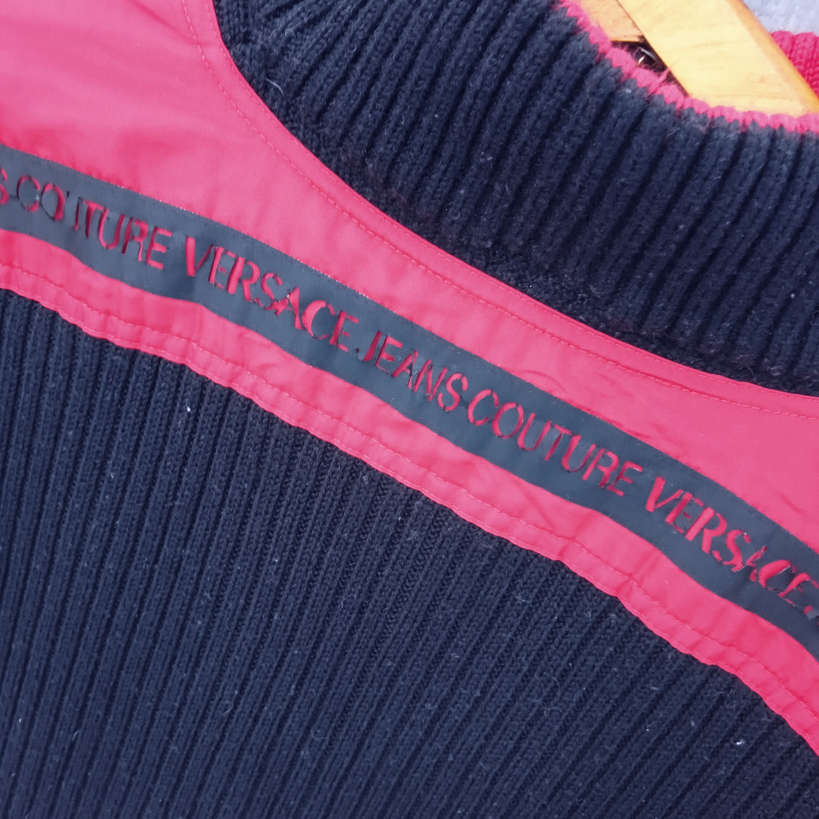 Versace Vintage Versace Jeans Couture Ski Sweater Size US L / EU 52-54 / 3 - 3 Thumbnail