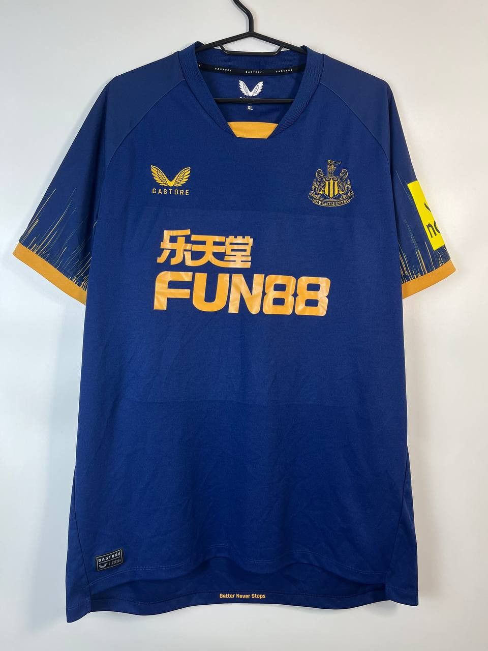Castore NEWCASTLE UNITED 2022-23 AWAY FOOTBALL SHIRT CASTORE SIZE XL Size US XL / EU 56 / 4 - 1 Thumbnail