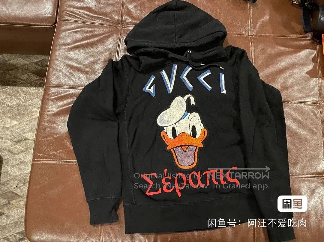 Gucci gucci disney oversized black hoodie. Size US L / EU 52-54 / 3 - 1 Thumbnail