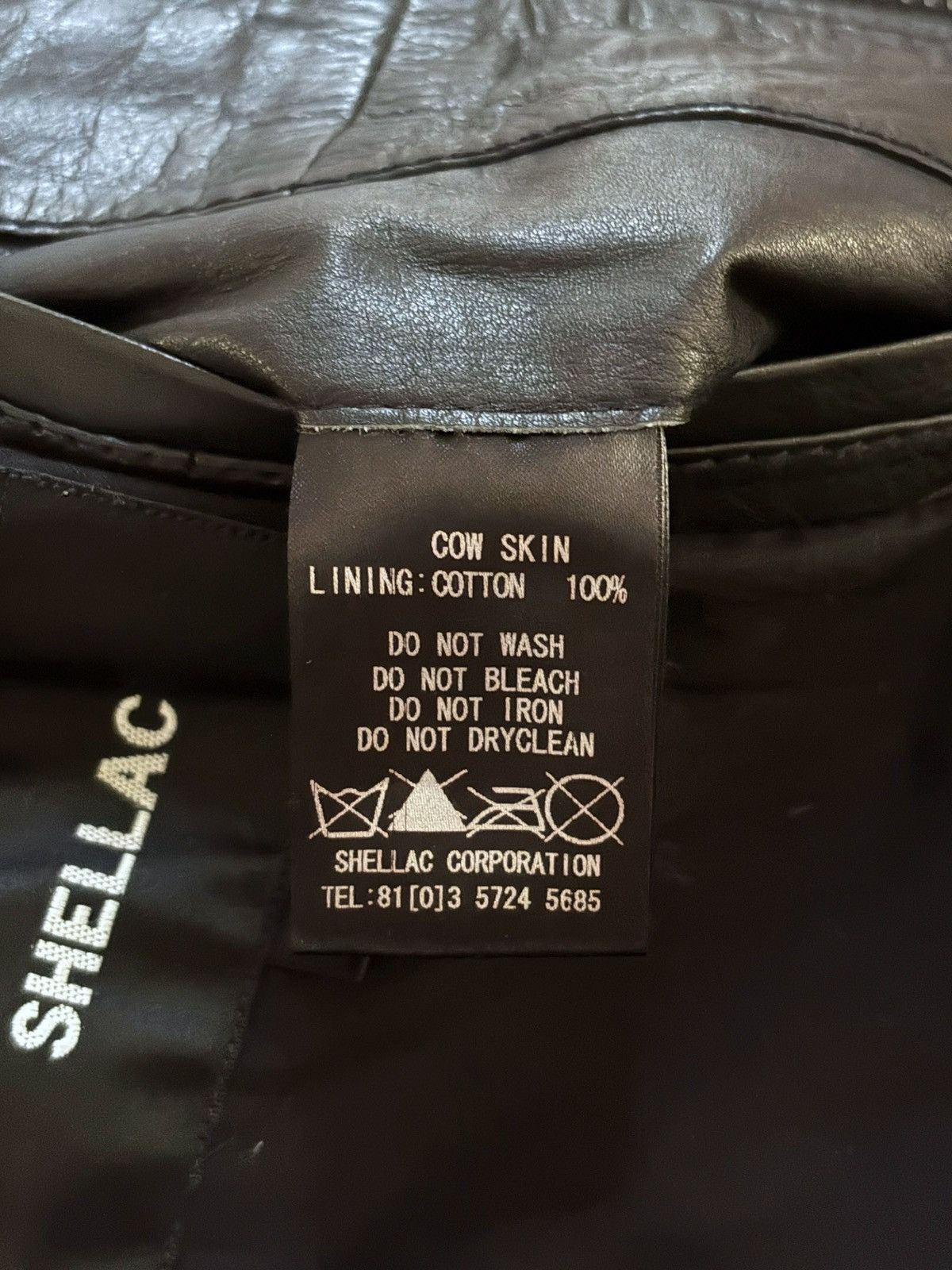 Shellac Shellac detachable sleeves black leather jacket Size US S / EU 44-46 / 1 - 7 Thumbnail