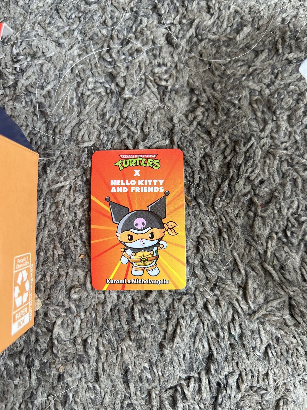 Nickelodeon TMNT X Hello Kitty And Friends Kuromi X Michelangelo Size ONE SIZE - 4 Thumbnail