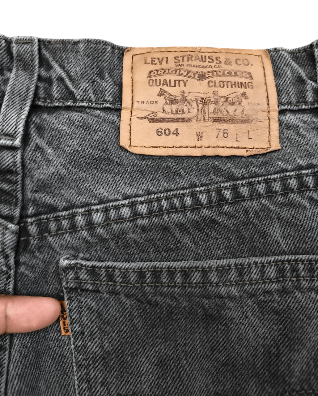 Levi's 80's Vintage Levi's 604 Orange Tab Denim Size US 28 / EU 44 - 3 Thumbnail