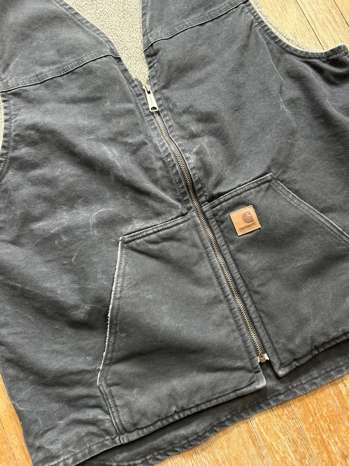 Carhartt Vintage Carhartt Vest Sherpa Lined Size XL Size US XL / EU 56 / 4 - 3 Thumbnail