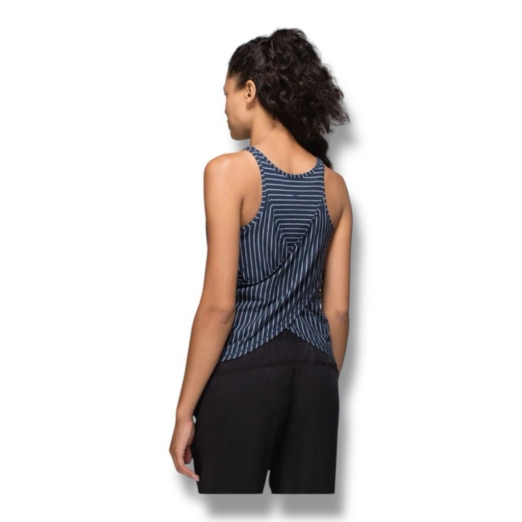 Lululemon Lululemon Vita Striped Racer Tank Top Size 6 Size M / US 6-8 / IT 42-44 - 4 Thumbnail